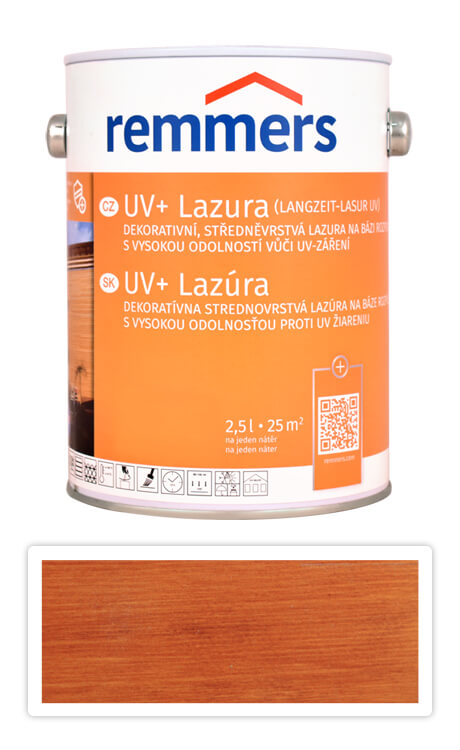 REMMERS UV+ Lazura - dekorativní lazura na dřevo 2.5 l Teak