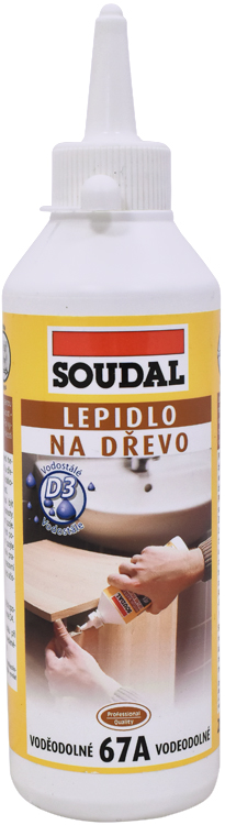 SOUDAL Lepidlo na dřevo 67A vodostálé 250g