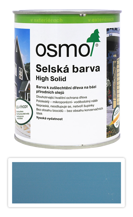 Selská barva OSMO 0.75l Holubí modř 2507