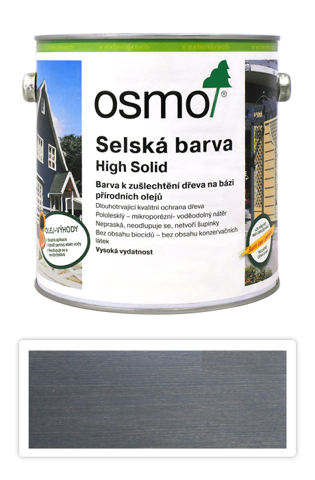 Selská barva OSMO 2.5l Antracitově šedá 2716