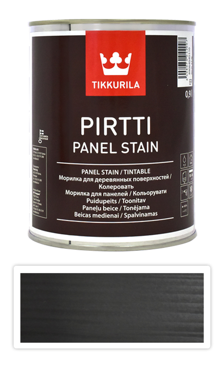 TIKKURILA Pirtti - vodou ředitelné mořidlo na dřevo v interiéru 0.9 l Turve 5088