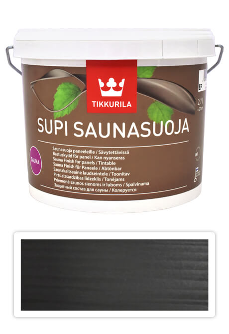 TIKKURILA Supi Sauna Finish - akrylátový lak do sauny 2.7 l Turve 5088