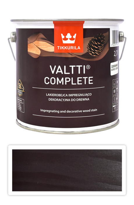 TIKKURILA Valtti Complete - matná tenkovrstvá lazura s ochranou proti UV záření 2.7 l Varpu 5076