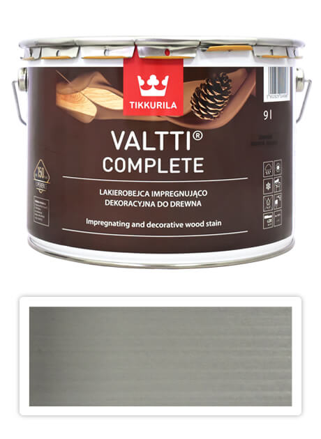 TIKKURILA Valtti Complete - matná tenkovrstvá lazura s ochranou proti UV záření 9 l Kaste 5081