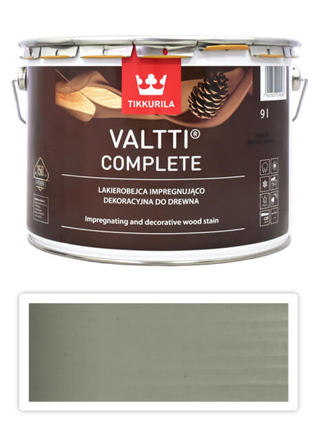 TIKKURILA Valtti Complete - matná tenkovrstvá lazura s ochranou proti UV záření 9 l Vasa 5080