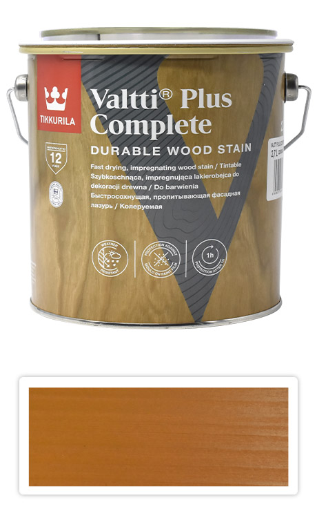 TIKKURILA Valtti Plus Complete - matná tenkovrstvá lazura 2.7 l Mesi 5050