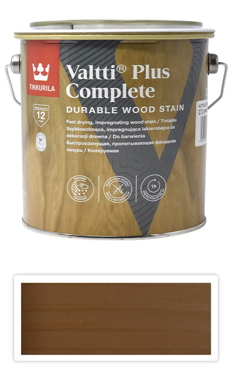 TIKKURILA Valtti Plus Complete - matná tenkovrstvá lazura 2.7 l Ruoko 5070