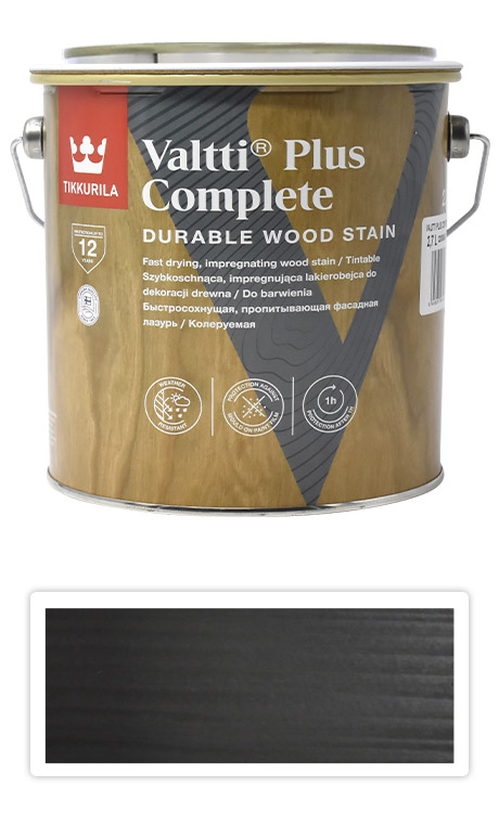 TIKKURILA Valtti Plus Complete - matná tenkovrstvá lazura 2.7 l Turve 5088