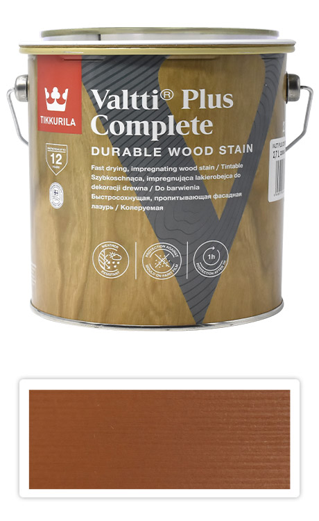 TIKKURILA Valtti Plus Complete - matná tenkovrstvá lazura 2.7 l Vahvero 5053