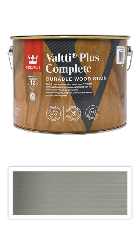 TIKKURILA Valtti Plus Complete - matná tenkovrstvá lazura 9 l Kaste 5081