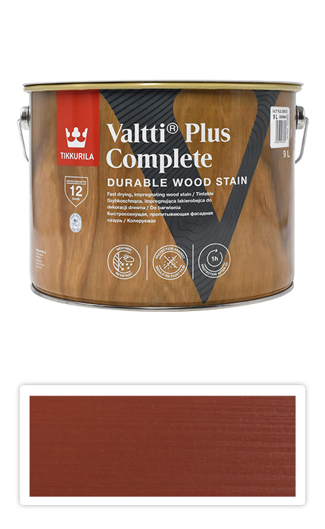 TIKKURILA Valtti Plus Complete - matná tenkovrstvá lazura 9 l Kettu 5056