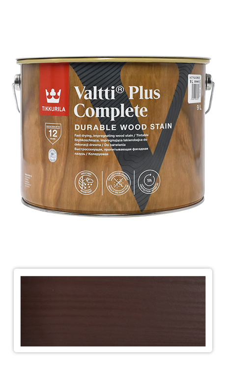 TIKKURILA Valtti Plus Complete - matná tenkovrstvá lazura 9 l Petäjä 5073