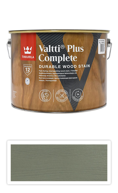 TIKKURILA Valtti Plus Complete - matná tenkovrstvá lazura 9 l Suvi 5065