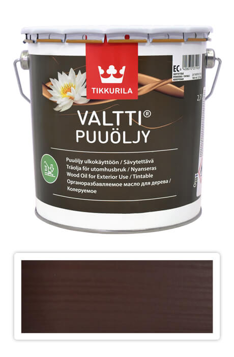 TIKKURILA Valtti wood oil - olej na terasy a nábytek 2.7 l Petäjä 5073