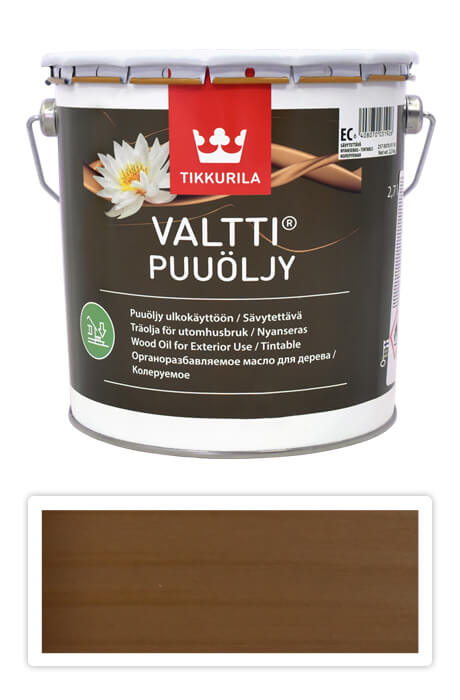 TIKKURILA Valtti wood oil - olej na terasy a nábytek 2.7 l Ruoko 5070