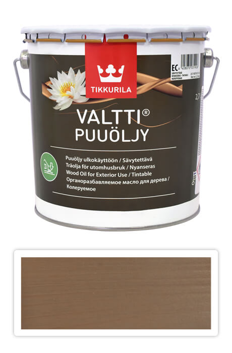 TIKKURILA Valtti wood oil - olej na terasy a nábytek 2.7 l Sora 5063