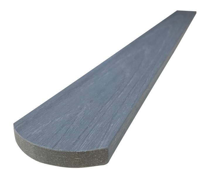 WPC dřevoplastové plotovky Dřevoplus Profi půlkulaté 15x80x1500 - Grey (šedá)