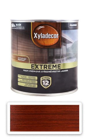 XYLADECOR Extreme - prémiová olejová lazura na dřevo 2.5 l Mahagon