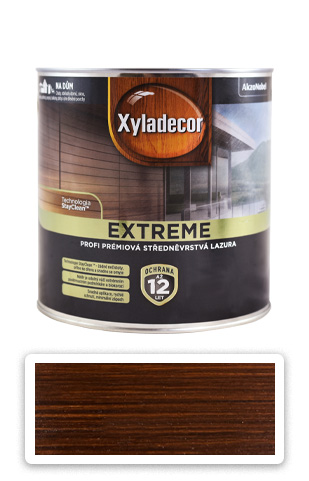 XYLADECOR Extreme - prémiová olejová lazura na dřevo 2.5 l Ořech