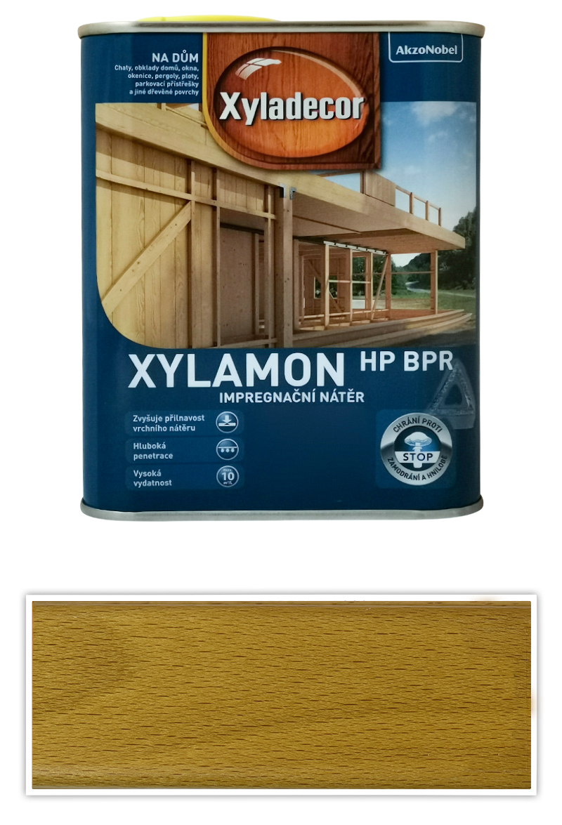 XYLADECOR Xylamon HP BPR - impregnační nátěr do exteriéru 0.75 l Bezbarvý