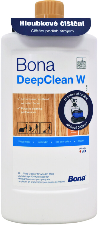 BONA Deep Clean W - čistič pro hloubkové čištění dřevěných podlah 1 l