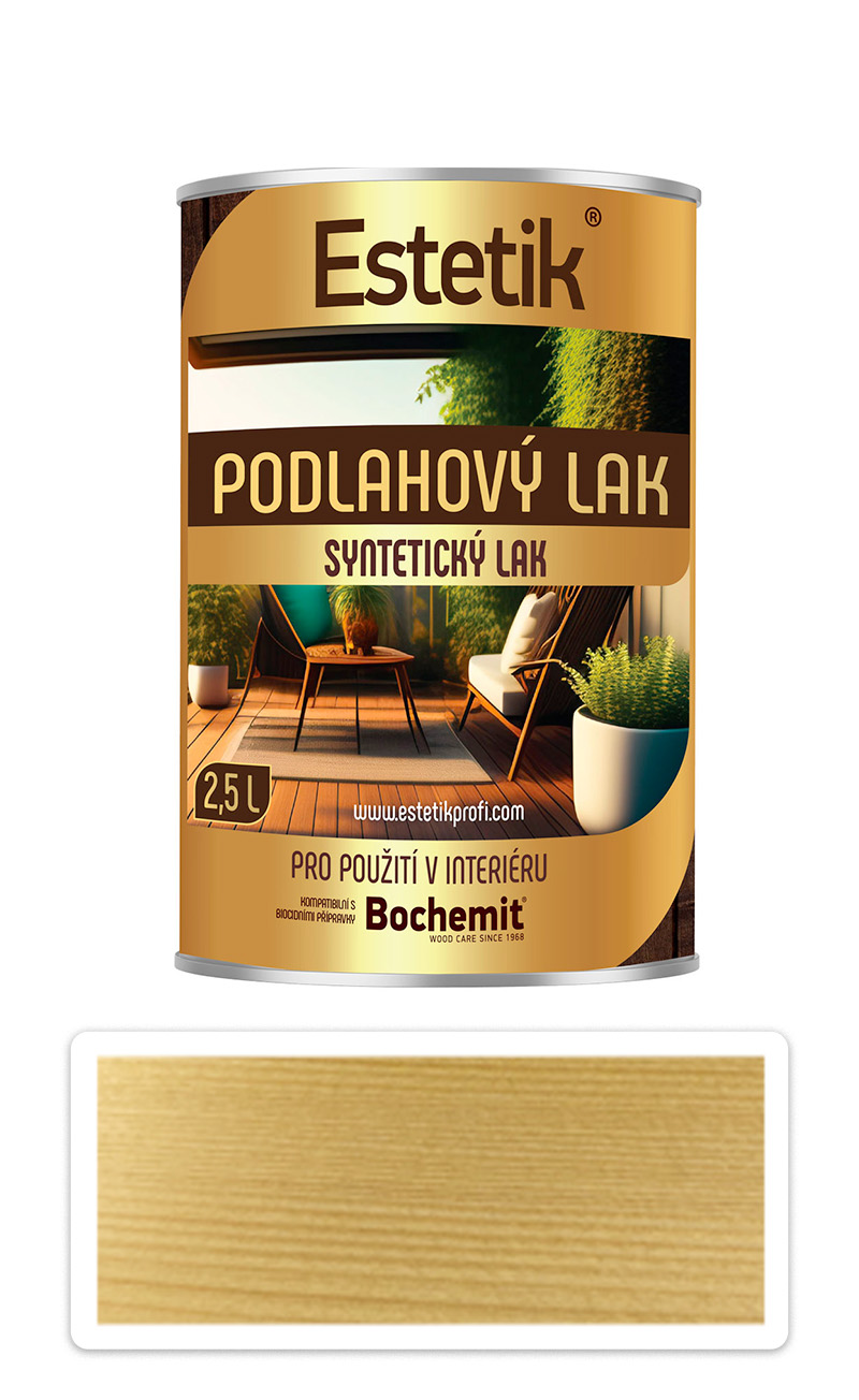 ESTETIK Podlahový lak - syntetický lak do interiéru 2.5 l Bezbarvý