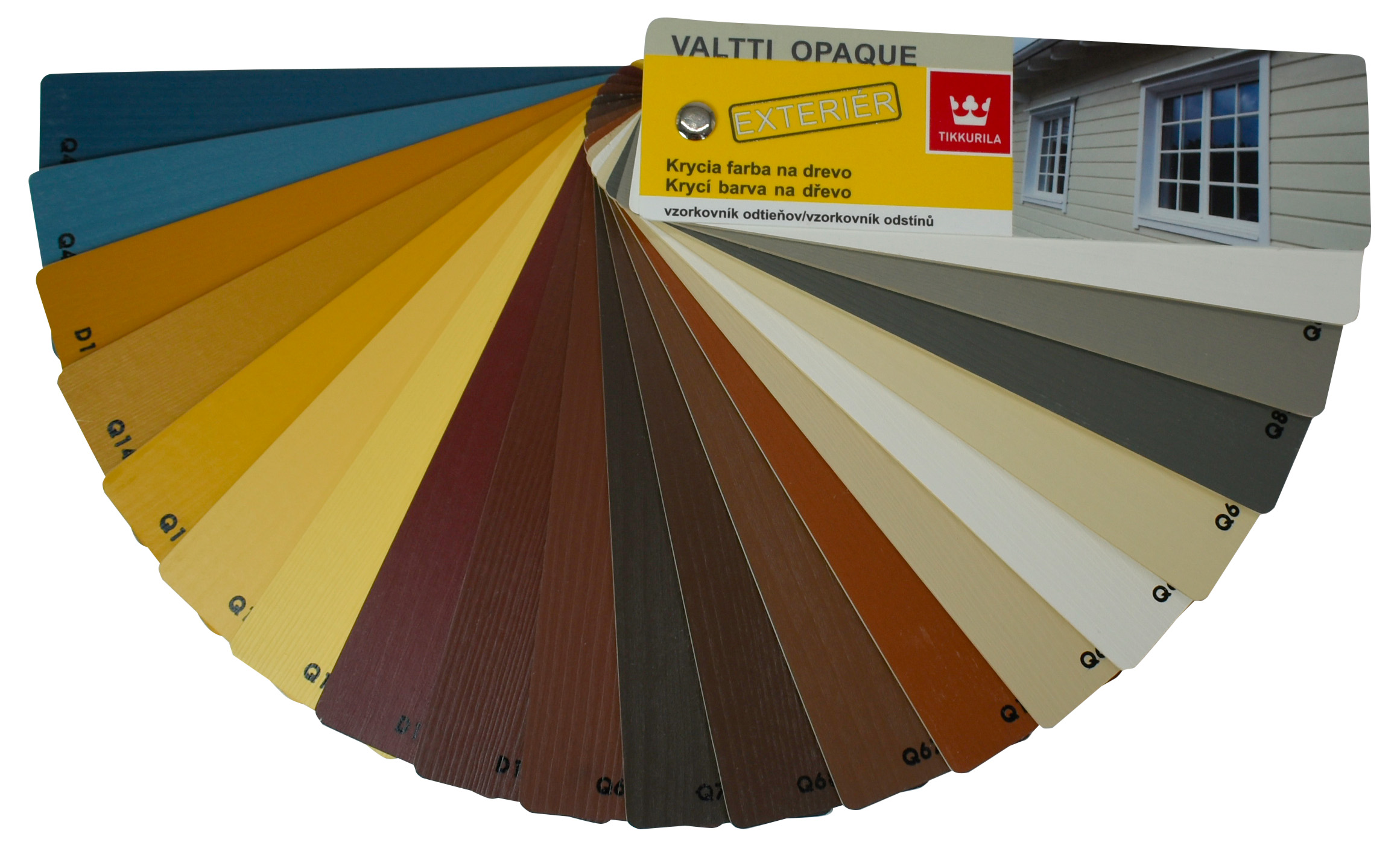 TIKKURILA Vzorník Valtti Opaque - vějíř